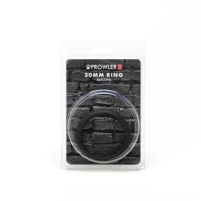 Prowler RED Silicone Cock Ring Black 50mm Prowler RED Male Sex Toys