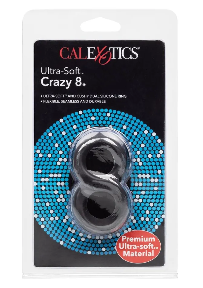 Rings Male Sex Toys UltraSoft Crazy 8 Dual Silicone Cock Ring Rings Male Sex Toys UltraSoft Crazy 8 Dual Silicone Cock Ring