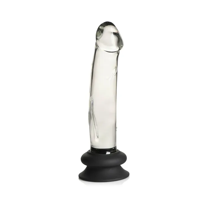 XR llc DBA Curve Female Sex Toys Pleasure Crystals 76 in Glass Dildo with Silicone Base XR llc DBA Curve Female Sex Toys Pleasure Crystals 76 in Glass Dildo with Silicone Base