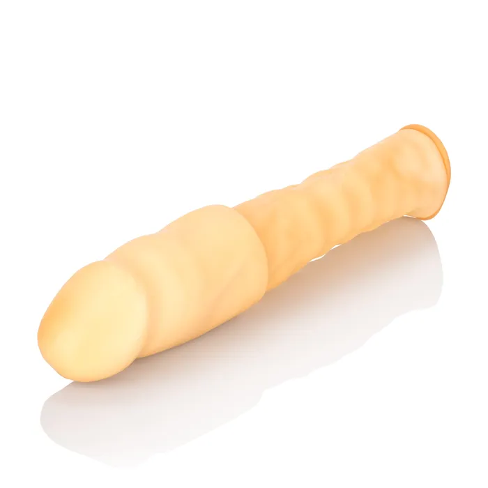 3 Inch Smooth Latex Extension Ivory CalExotics Anal 3 Inch Smooth Latex Extension Ivory CalExotics Anal