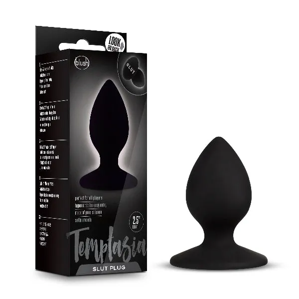 Blush Anal Temptasia Slut Plug Black