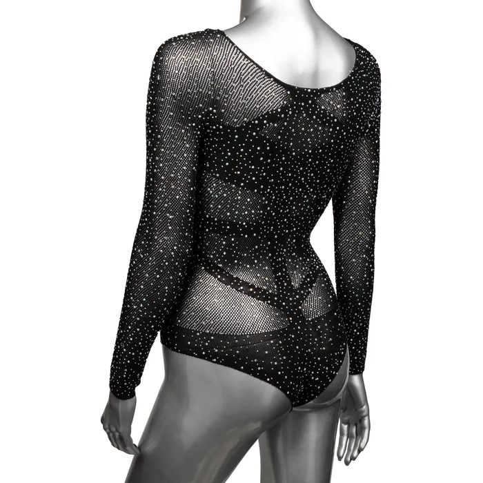 CalExotics Anal Radiance Long Sleeve Body Suit Queen Black CalExotics Anal Radiance Long Sleeve Body Suit Queen Black