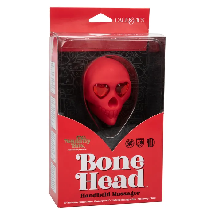 CalExotics Female Sex Toys Naughty Bits Bone Head Handheld Massager