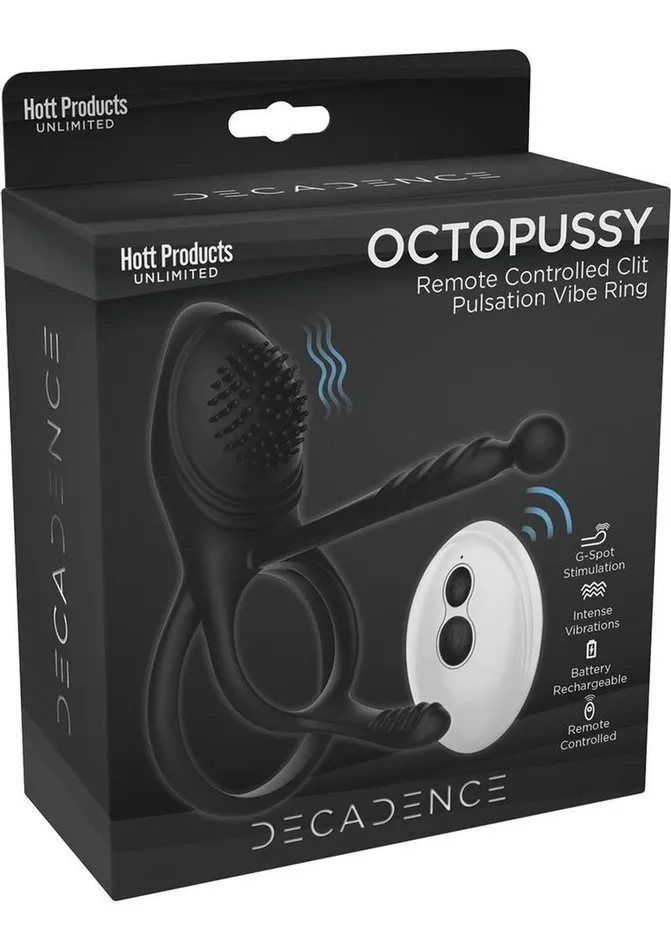 Decadence Octopussy Silicone Vibrating Cock Ring Decadence Couples