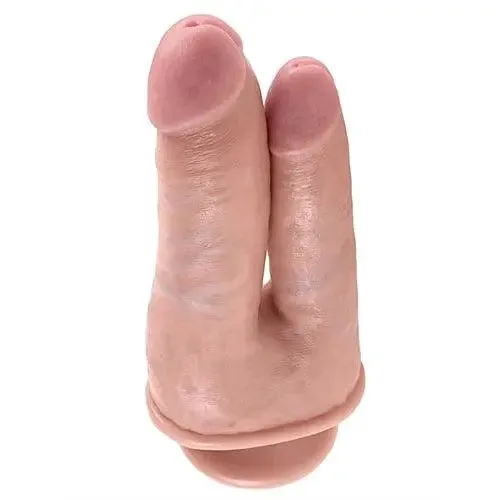 Dildos Pipedream King Cock Double Penetrator Flesh Dildos Pipedream King Cock Double Penetrator Flesh