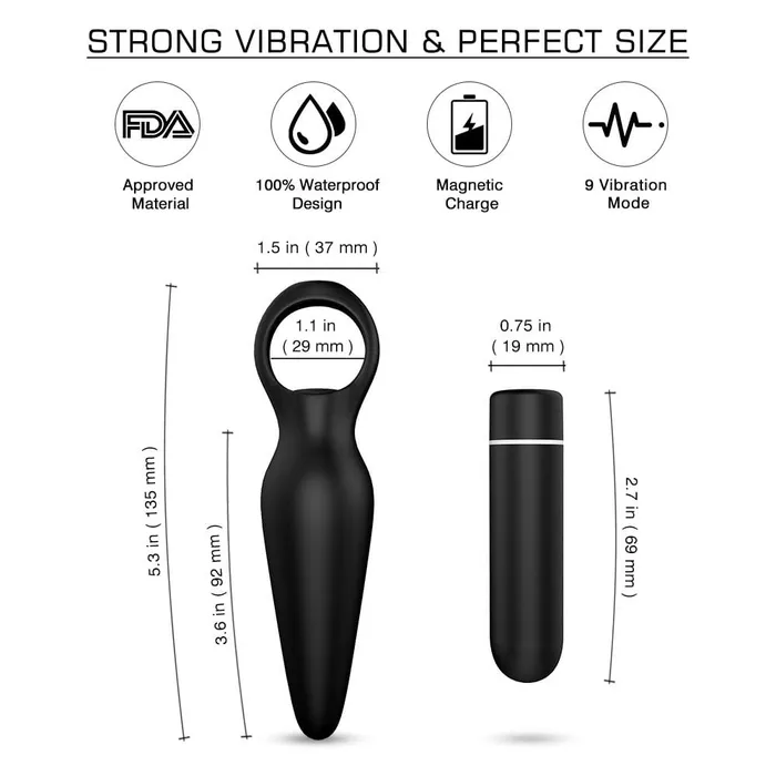 Female Sex Toys ADLTOYFUN Detachable Bullet Vibrator