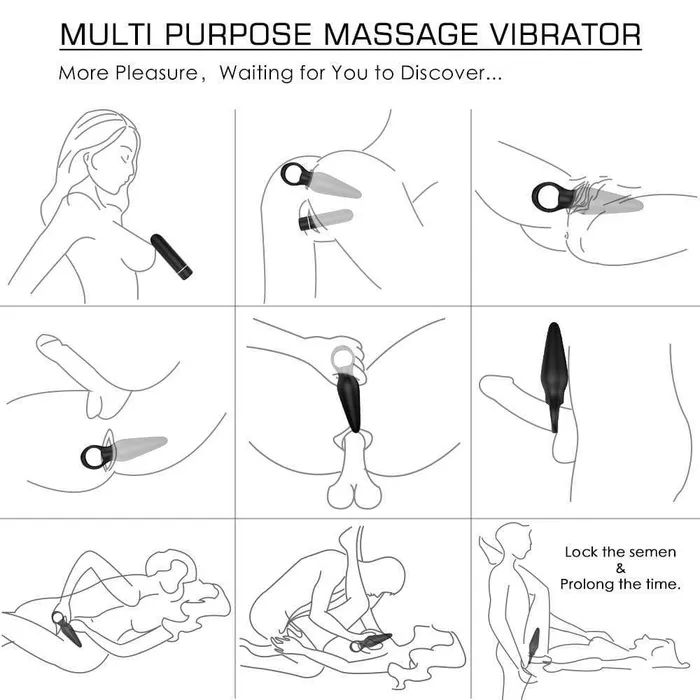 Female Sex Toys ADLTOYFUN Detachable Bullet Vibrator