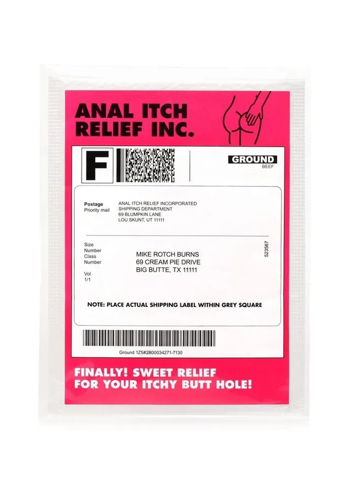 Frisky Anal Frisky Anal Itch Relief Inc Prank Gift