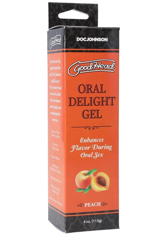 GoodHead Enhancers Goodhead Oral Delight Gel Flavored Peach