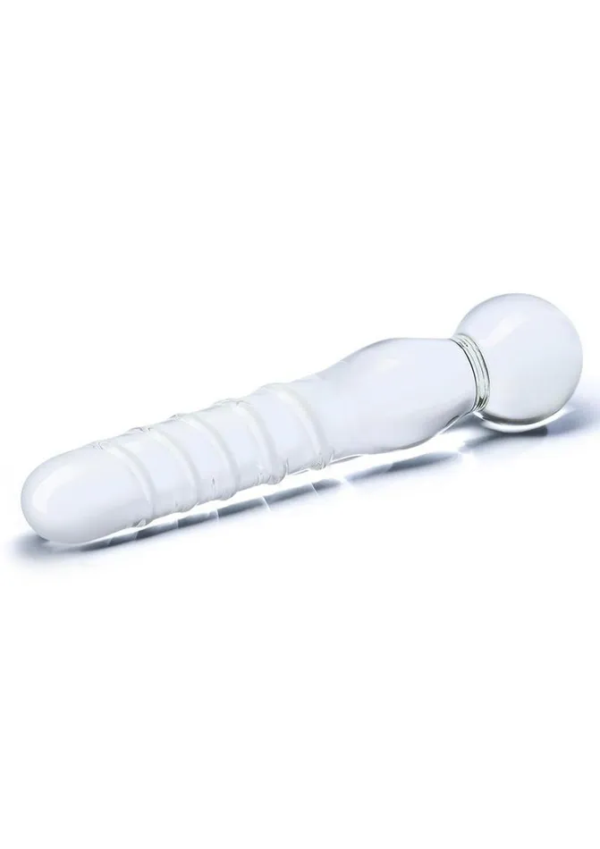 Joystick Textured Glass Dildo Glas Dildos