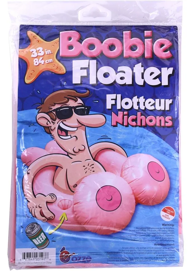 Male Sex Toys Ozze Creations Boobie Floater Inflatable