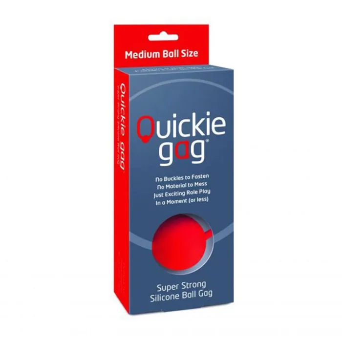 Male Sex Toys The Toolshed AU Quickie Gag Medium Ball Red