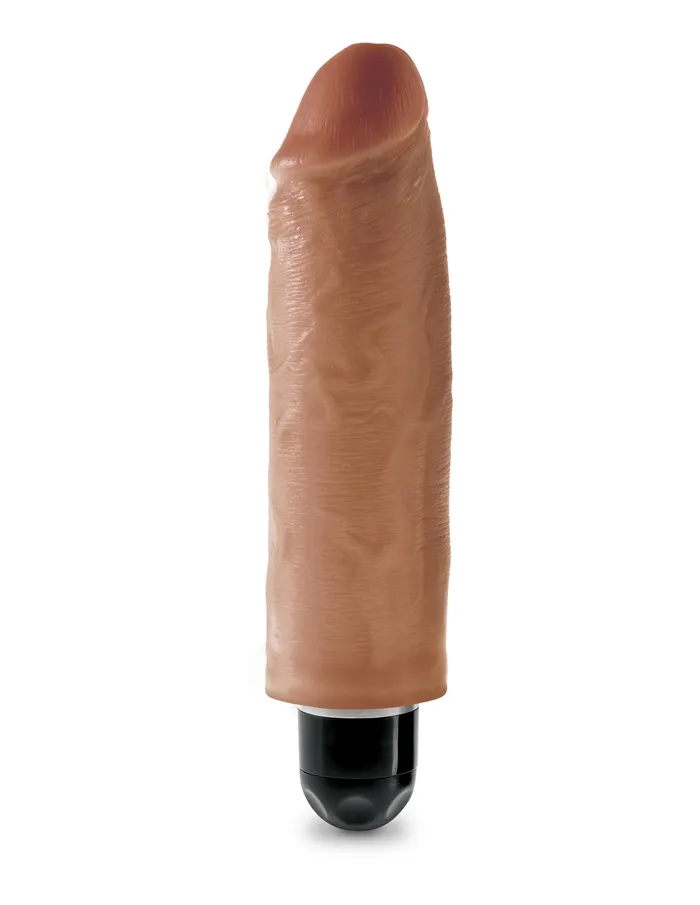 Pipedream Dildos King Cock 6 Inch Vibrating Stiffy Tan