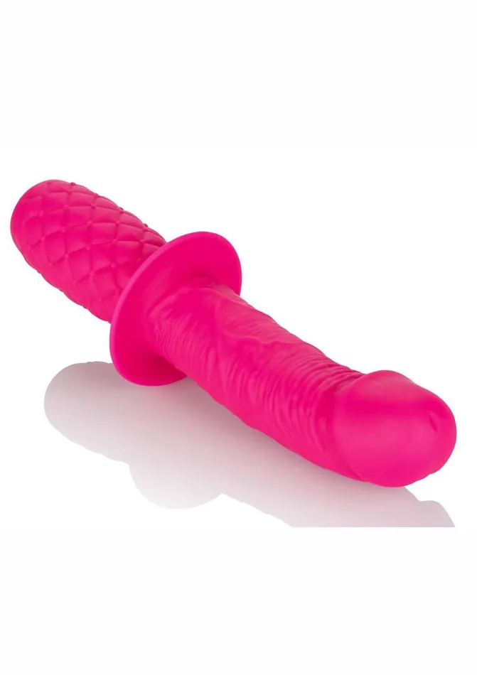 Playful Dongs Silicone Grip Thruster Pink Anal Anal