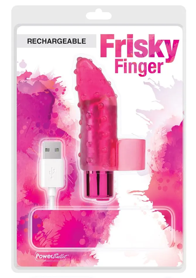 Powerbullet Powerbullet Frisky Finger Rechargeable Finger Massager Female Sex Toys