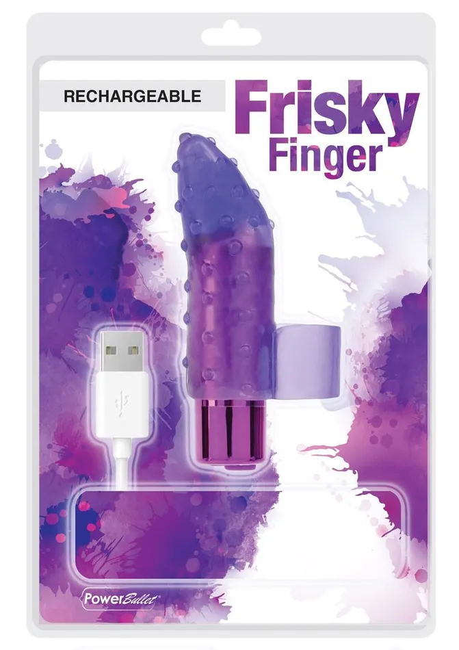 Powerbullet Powerbullet Frisky Finger Rechargeable Finger Massager Female Sex Toys