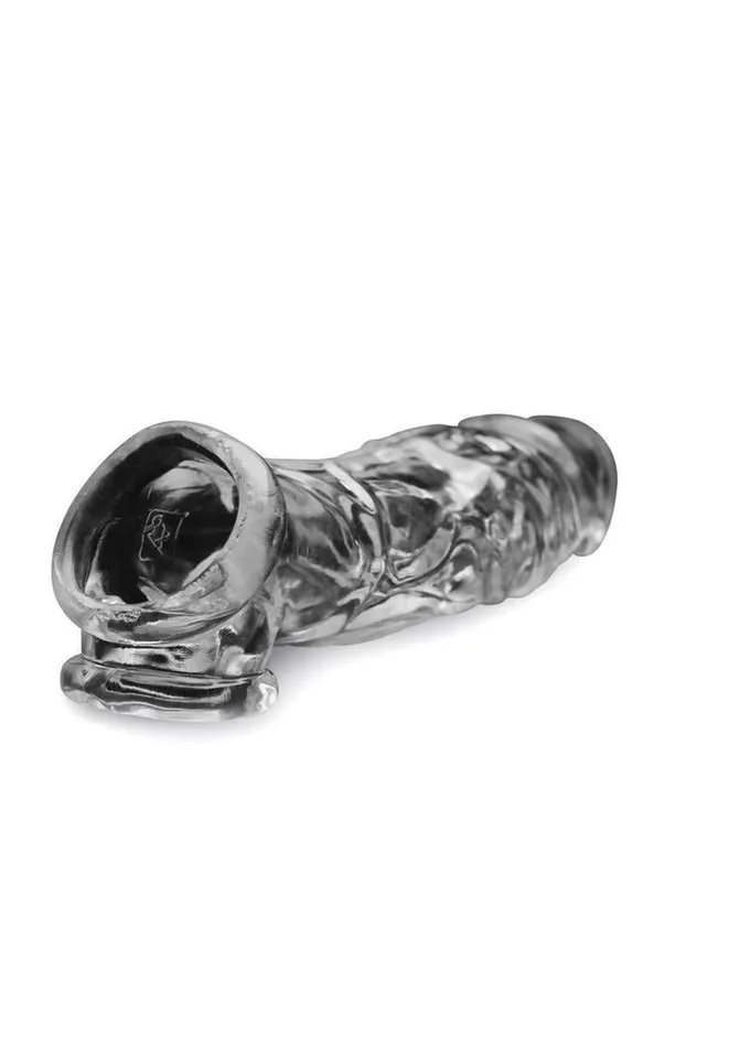 Size Matters Realistic Clear Penis Enhancer and Ball Stretcher Size Matters Male Sex Toys