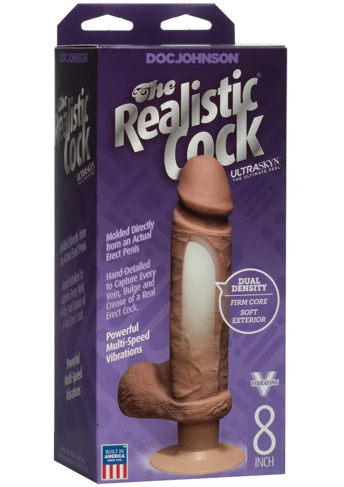 The Realsitic Cock Ultraskyn Vibrating Dildo The Realistic Cock Dildos