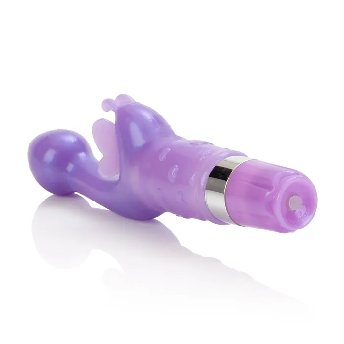 Vibrators CalExotics 9 Function Butterfly Kiss Platinum Edition Purple Vibrators CalExotics 9 Function Butterfly Kiss Platinum Edition Purple