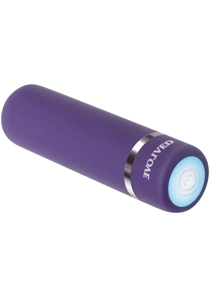 Vibrators Evolved Purple Passion Rechargeable Silky Smooth Bullet