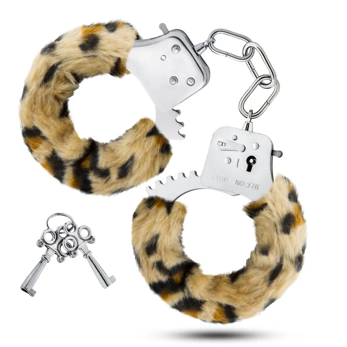 Blush Couples Temptasia Cuffs Leopard