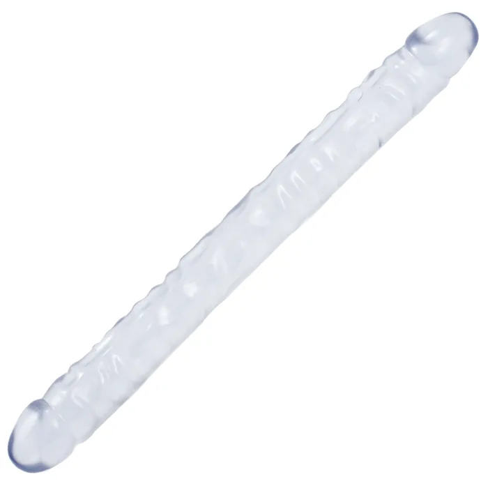 Doc Johnson Dildos Crystal Jellies 18 Inch Double Dong Clear