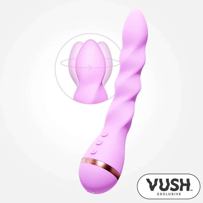 Female Sex Toys VUSH Siren Purple Rechargeable Twist Vibrator with Gyrating Tip Female Sex Toys VUSH Siren Purple Rechargeable Twist Vibrator with Gyrating Tip