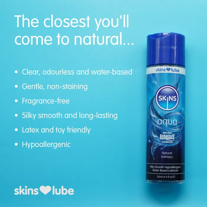 Lubricants Skins Skins Aqua Water Based Lubricant 250ml