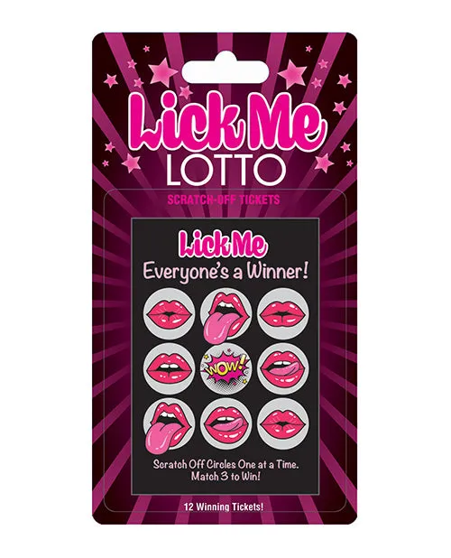 Adult Party And Games Lick Me Lotto Scratch Off Tickets 12 Per Pack Vibrators Adult Party And Games Lick Me Lotto Scratch Off Tickets 12 Per Pack Vibrators
