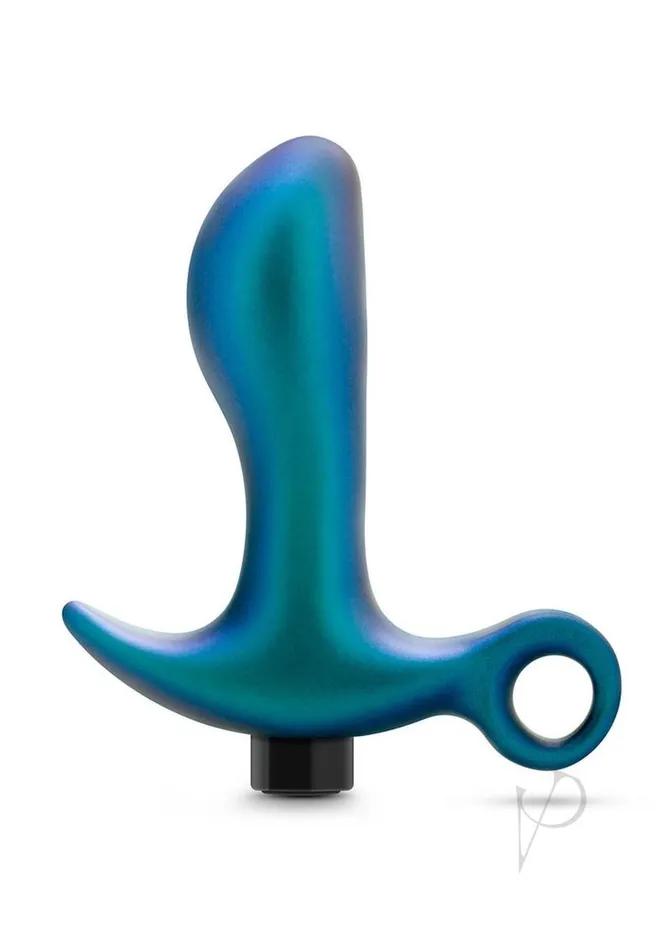 Anal Anal Adventures Matrix Teleportation Plug Rechargeable Silicone Anal Plug Lunar Blue Anal Adventures