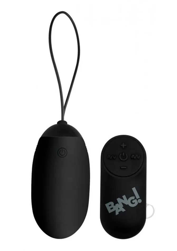Anal Bang Bang XL Vibrating Egg Black