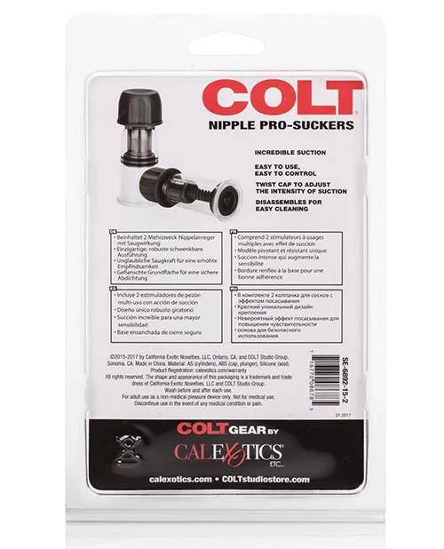 Anal Colt COLT Nipple Pro Suckers Black