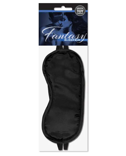 Anal Erotic Toy Company Satin Fantasy Blindfold Black Erotic Toy Company