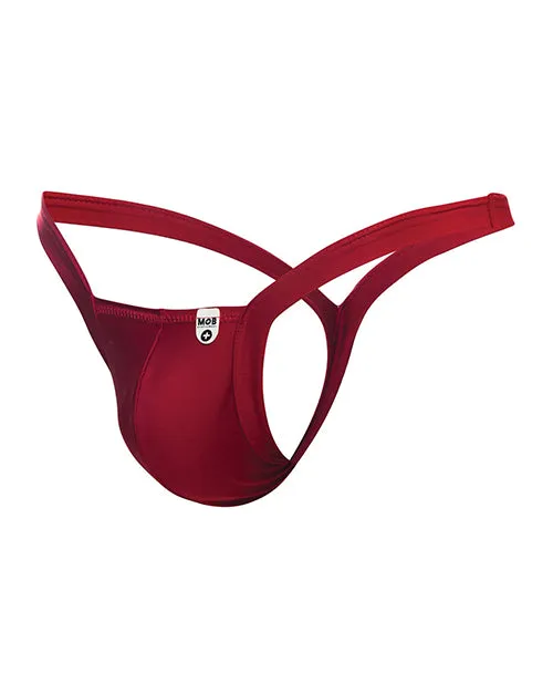 Anal Malebasics Male Basics Y Buns Thong Red MD Anal Malebasics Male Basics Y Buns Thong Red MD