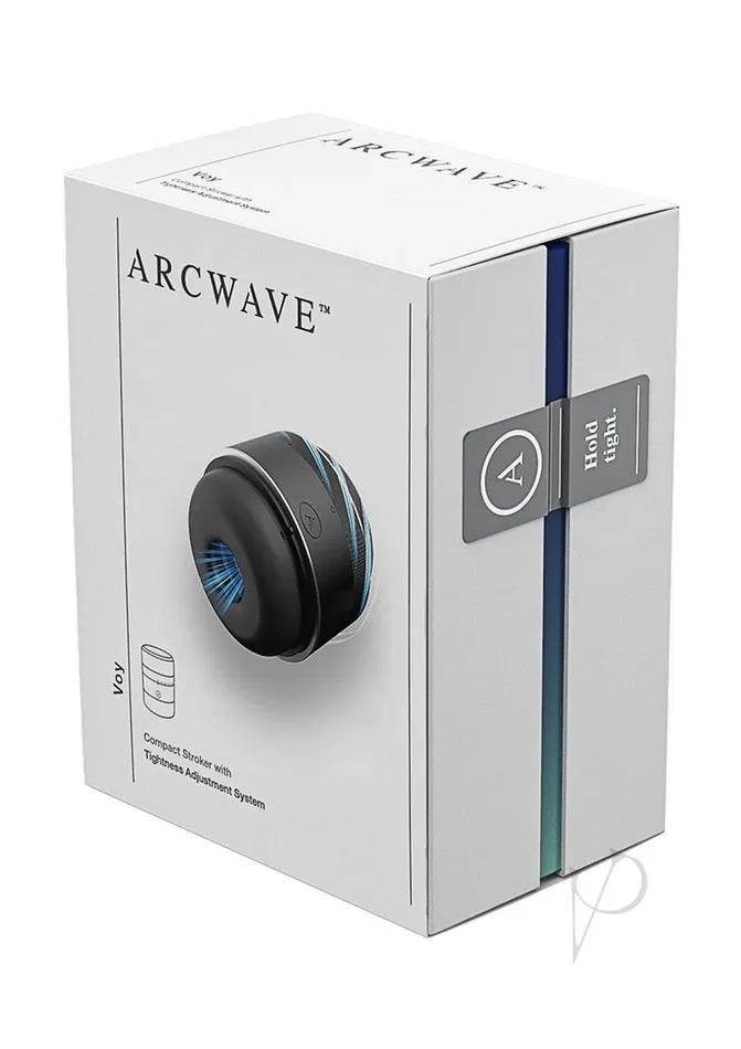 Arcwave Male Sex Toys Arcwave Voy Silicone Dual End Adjustable Compact Stroker BlackGrey Arcwave Male Sex Toys Arcwave Voy Silicone Dual End Adjustable Compact Stroker BlackGrey