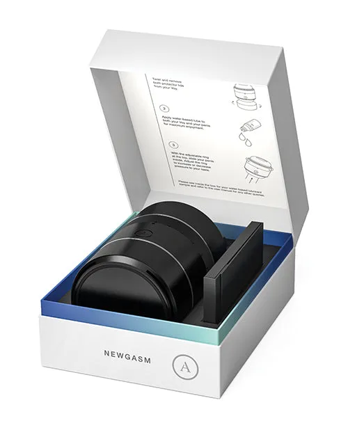 Arcwave Male Sex Toys Arcwave Voy Silicone Dual End Adjustable Compact Stroker BlackGrey