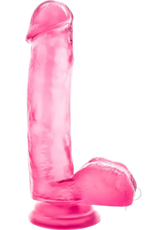 B Yours Sweet N Hard 1 Dildo with Balls 7in Pink B Yours Dildos