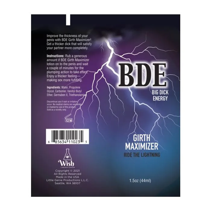 BDE Girth Maximizer 15 oz Little Genie Vibrators