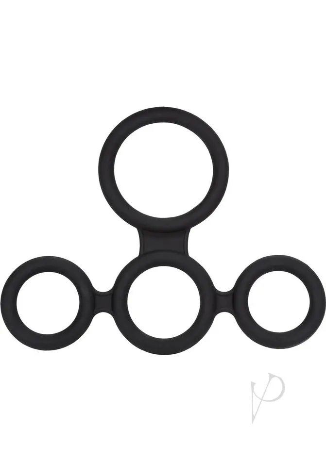 Big Mans Spreader Silicone Cock Ring Black Rings Male Sex Toys