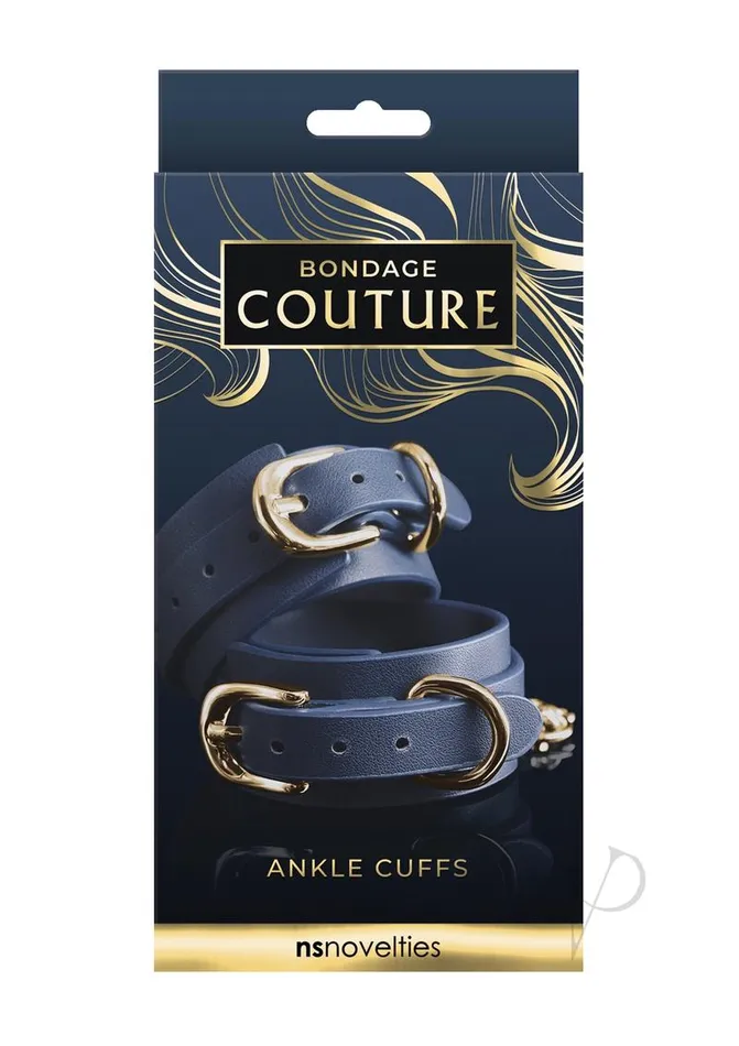 Bondage Couture Ankle Cuff Blue Bondage Couture Vibrators
