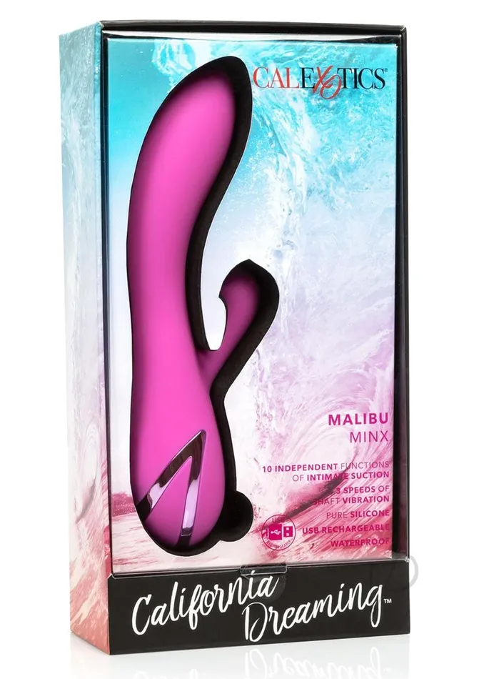 California Dreaming Vibrators California Dreaming Malibu Minx Rechargeable Silicone Rabbit Vibrator Purple California Dreaming Vibrators California Dreaming Malibu Minx Rechargeable Silicone Rabbit Vibrator Purple