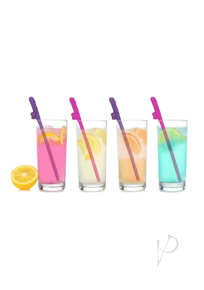Candyprints Party Super Fun Penis Party Straws 8 per Pack PinkPurple Vibrators Candyprints Party Super Fun Penis Party Straws 8 per Pack PinkPurple Vibrators