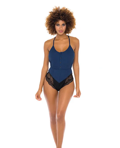 Claribel Ribbed Jersey Romper Estate BlueBlack LXL Rsvp By Oh La La Cheri Anal Claribel Ribbed Jersey Romper Estate BlueBlack LXL Rsvp By Oh La La Cheri Anal