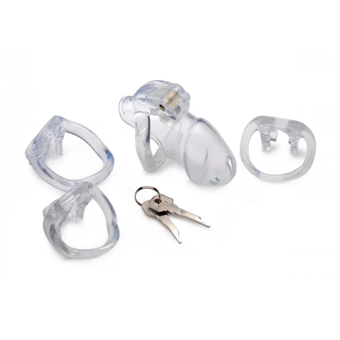 Clear Captor Chastity Cage Master Series Male Sex Toys
