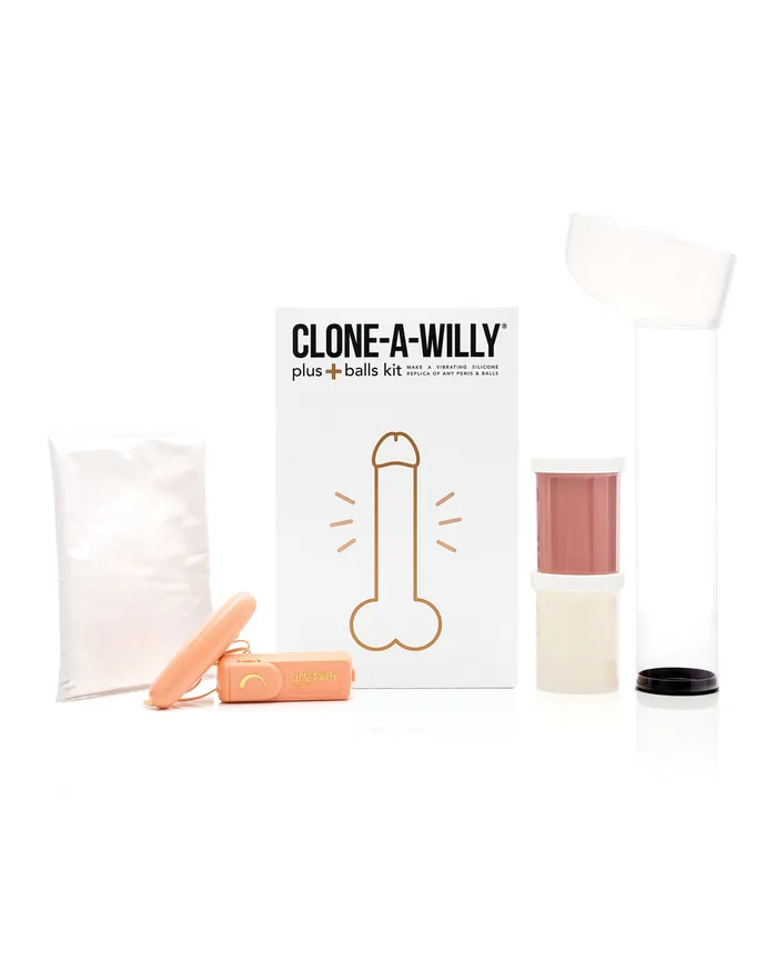 CloneAWilly Plus Balls Kit Medium Skin Tone Clone A Willy Dildos