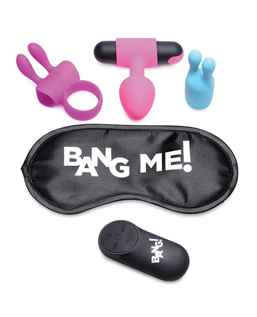 Couples Bang Bang Birthday Sex Kit with Remote Control Multicolor