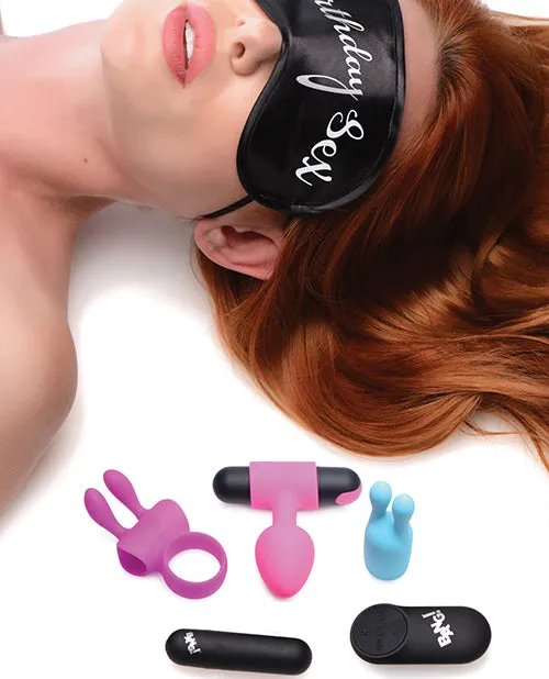 Couples Bang Bang Birthday Sex Kit with Remote Control Multicolor