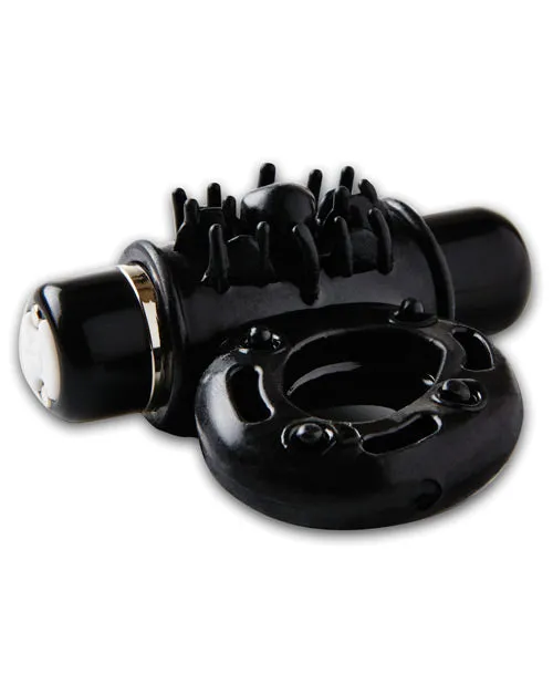 Couples Nu Sensuelle Bullet Ring Rechargeable Vibrating Cock Ring Black Nu Sensuelle