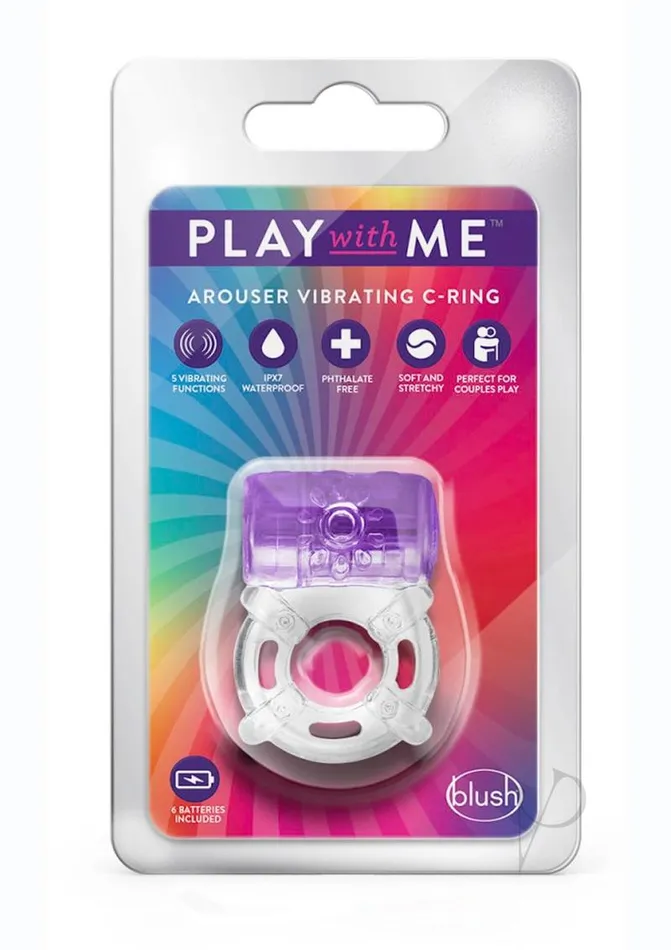 Couples Play With Me By Blush Play with Me One Night Stand Vibrating Cock Ring Purple Couples Play With Me By Blush Play with Me One Night Stand Vibrating Cock Ring Purple