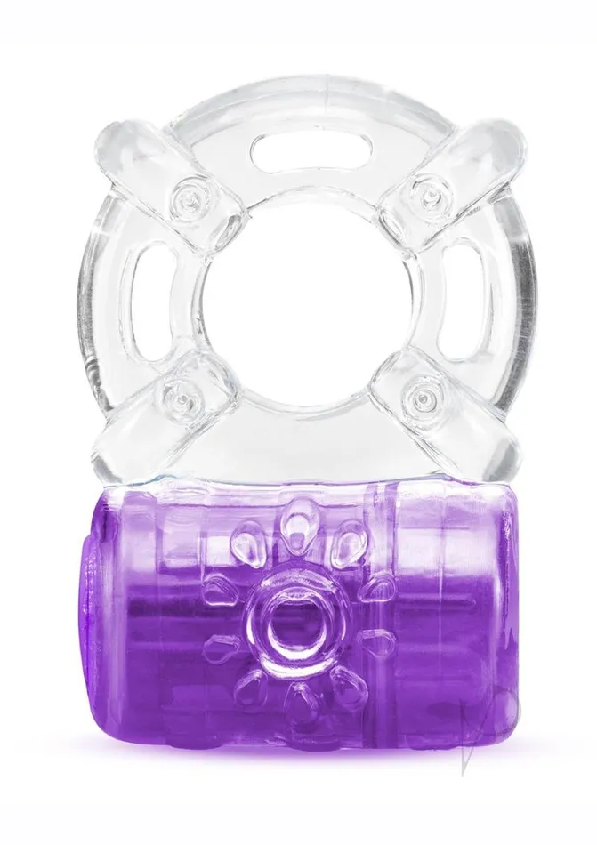 Couples Play With Me By Blush Play with Me One Night Stand Vibrating Cock Ring Purple